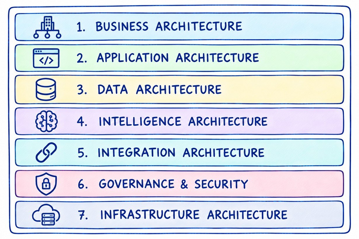 The Seven Layers of Enterprise AI Architecture