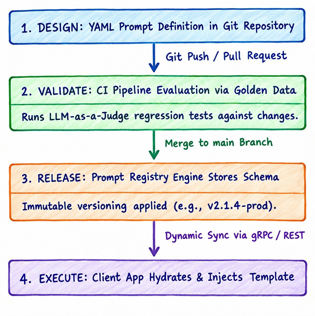 The Prompts-as-Code Lifecycle Pipeline