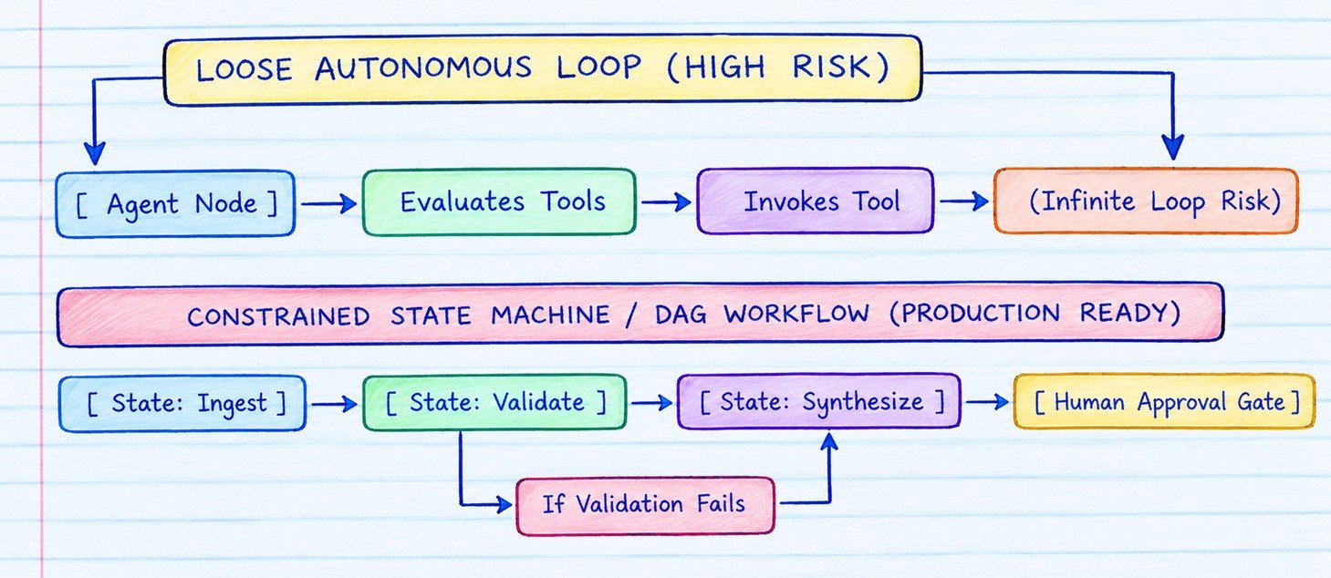 State Machine and DAG Orchestration for Agent Workflows