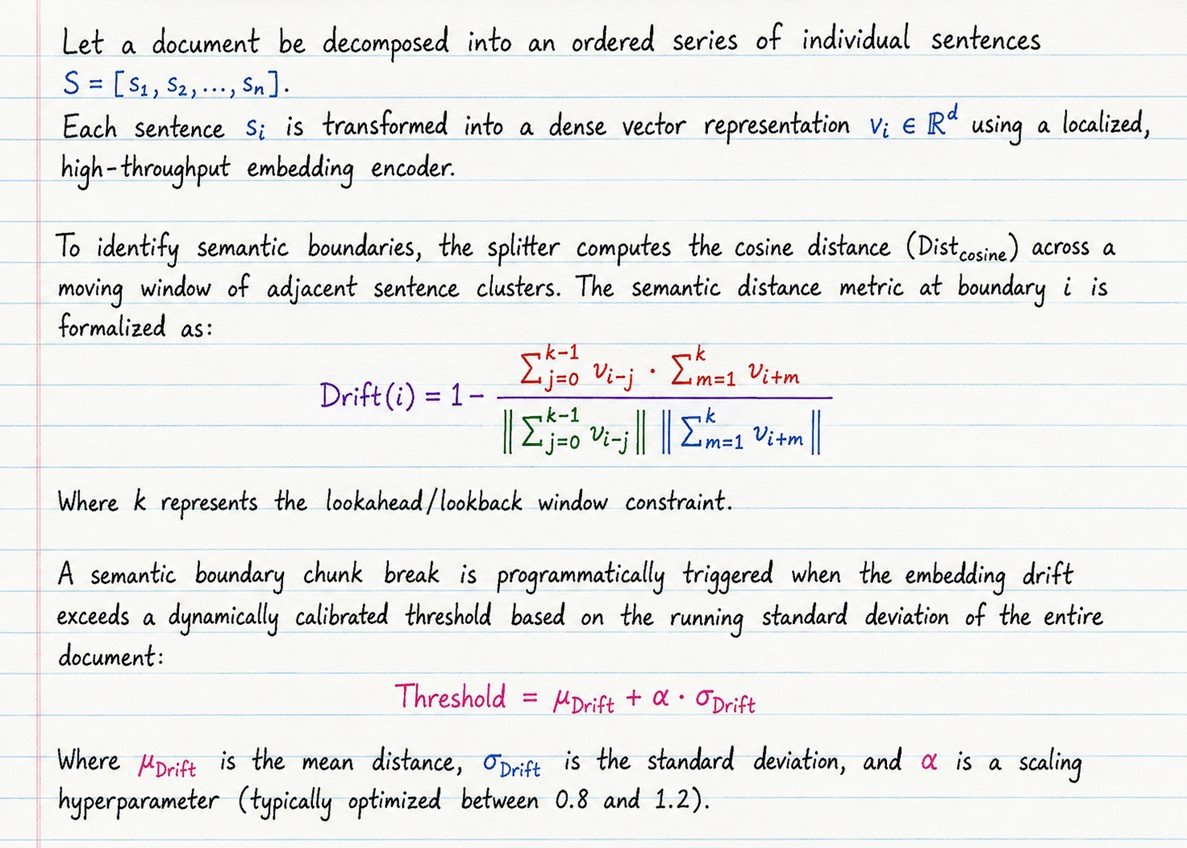 Mathematical Logic - Semantic-Boundary Splitting via Embedding Drift