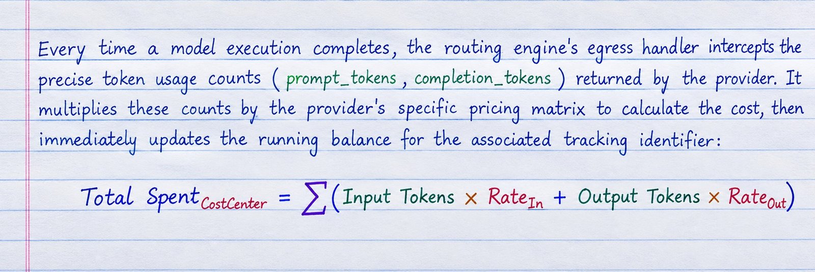 Real-Time Token Ledger and Burn-Rate Calculation