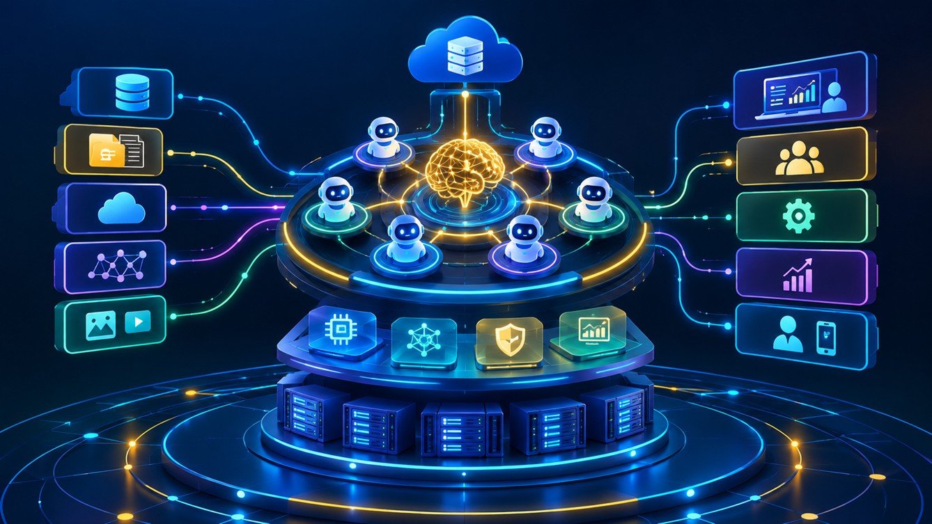 Enterprise AI Architecture: A Practical Framework for Designing Target-State AI Platforms and Multi-Agent Ecosystems